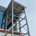 Industrial elevator structure
