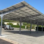 Floor extension, solar panel steel structure, elevator & stairs structure